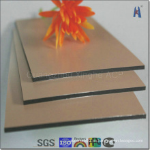 Plata y espejo de oro hecho frente al panel compuesto de aluminio (XH005)